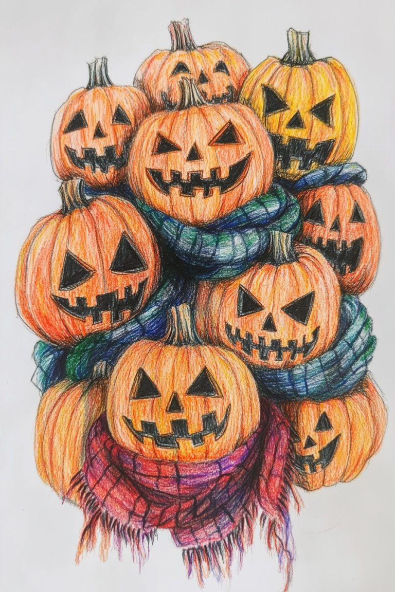 Spooktacular Sketches: 15 Halloween Drawing Ideas to Inspire Your Creativity