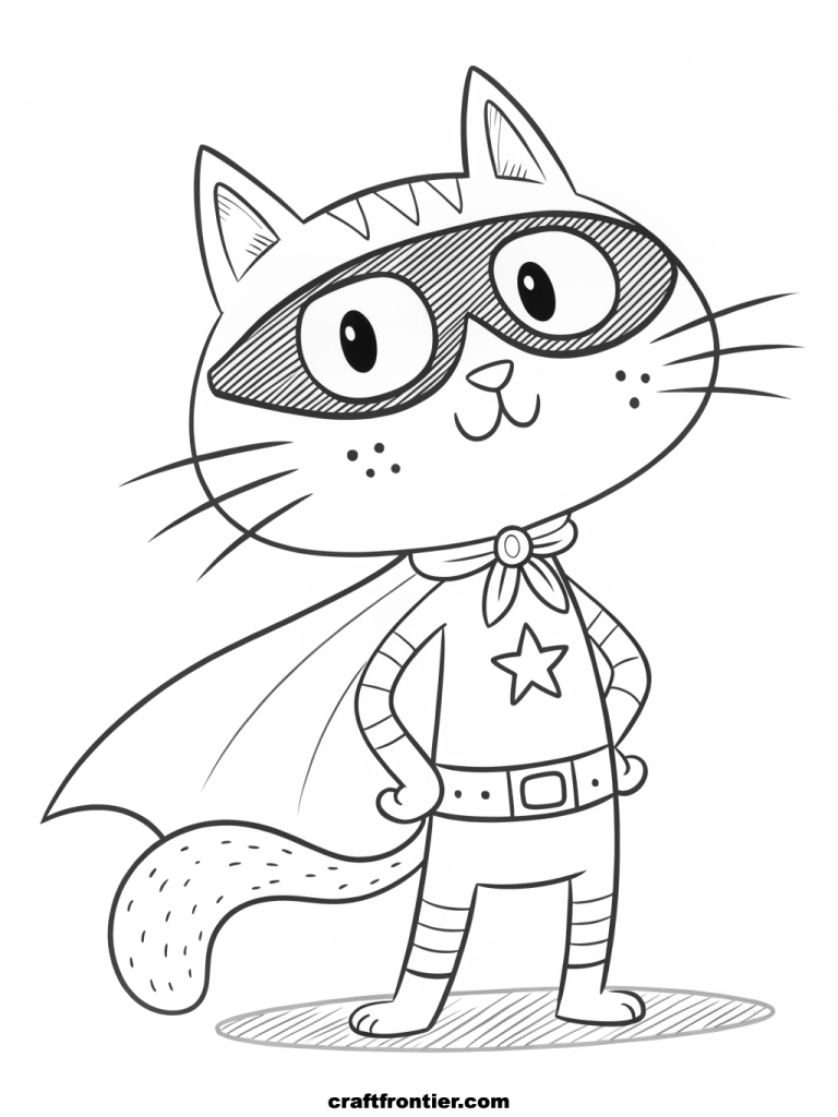 Purr-fectly Fun: 25 Adorable Cat Coloring Pages for Cat Lovers