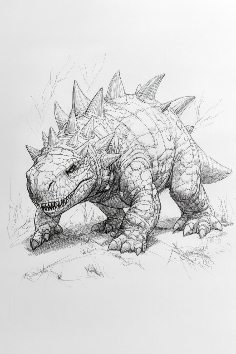 Dinosaur_Drawing_Sketch_10