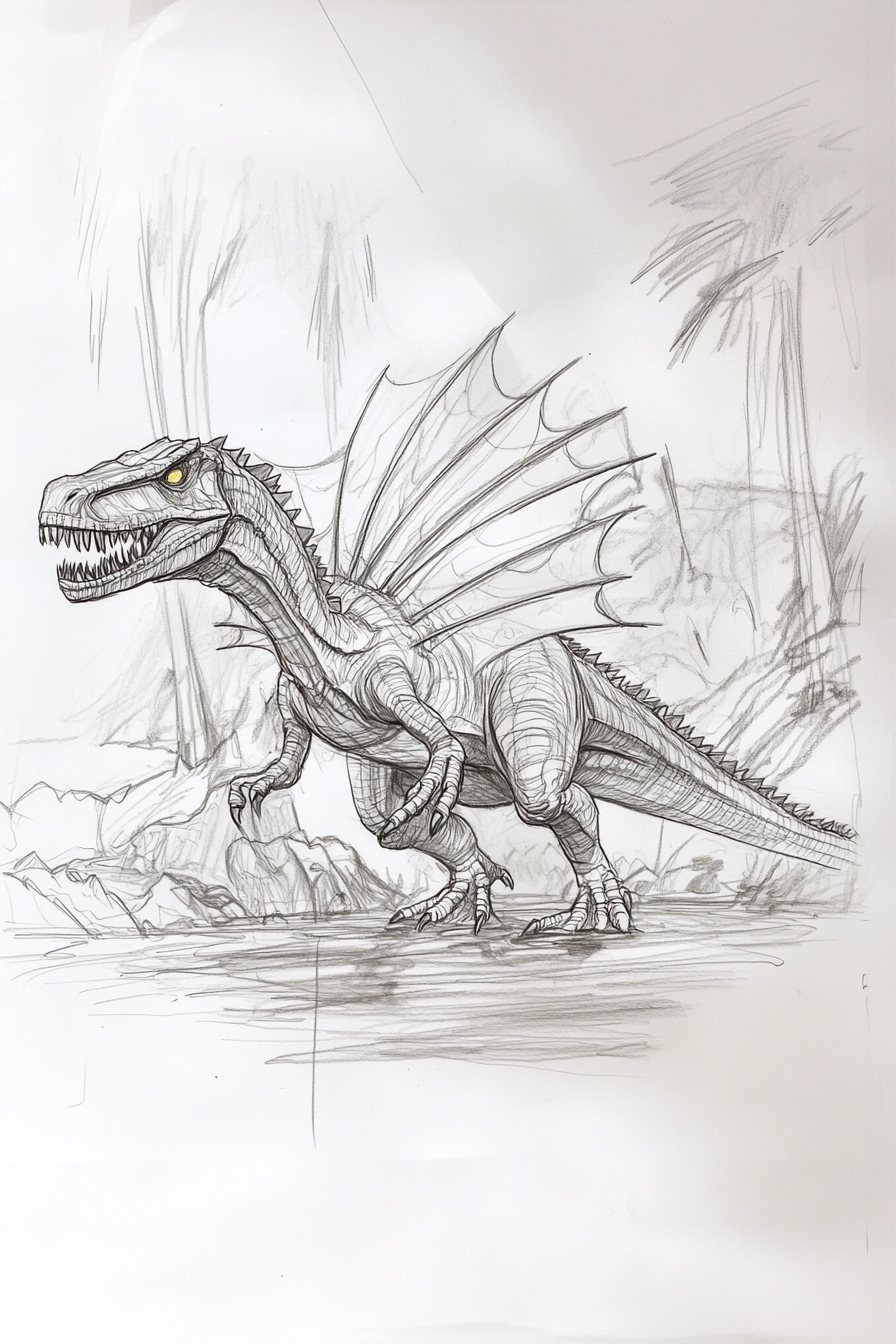 Dinosaur_Drawing_Sketch_9