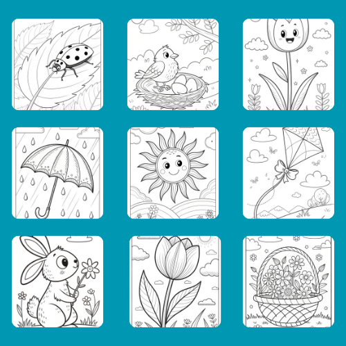 25 Free Spring Coloring Pages for Adults and Kids