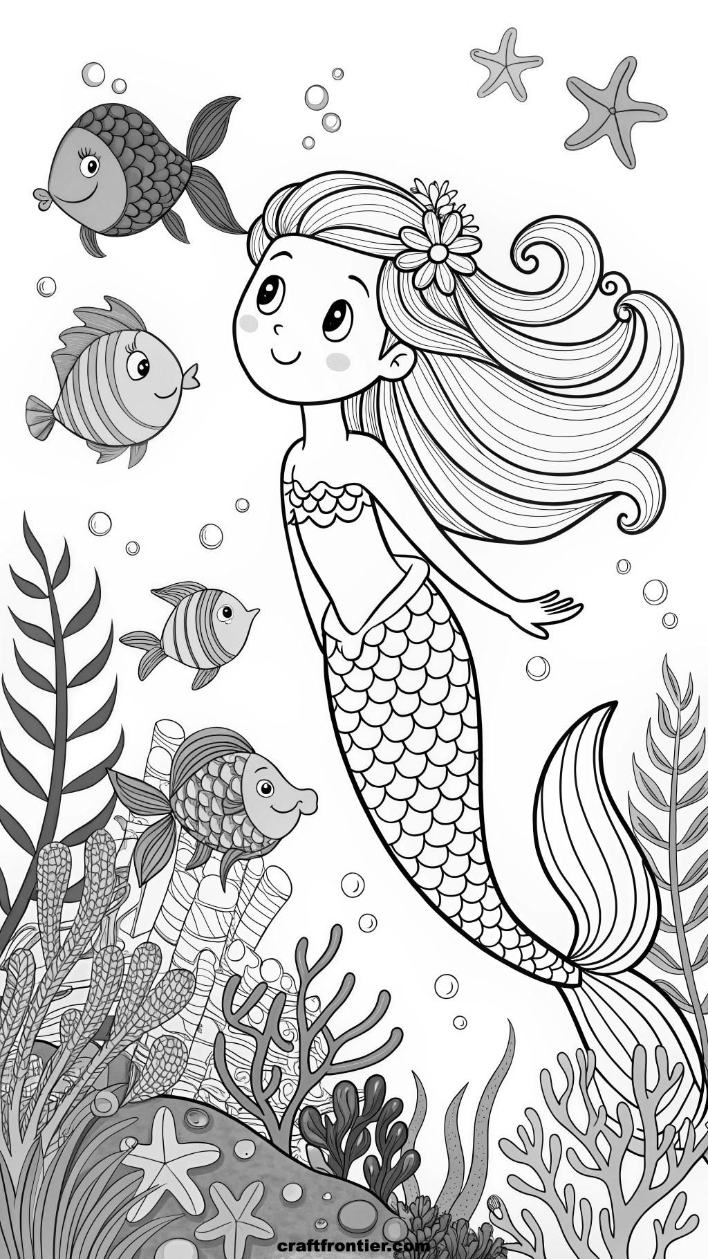 Mermaid_Coloring_Pages_1