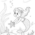 Dive into Imagination: 23 Enchanting Mermaid Coloring Pages