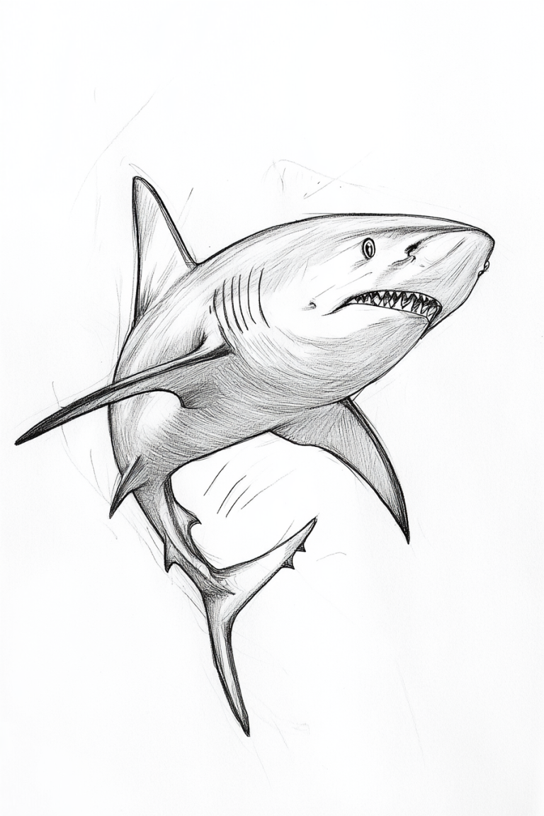 19 Creative Shark Drawing Ideas to Unleash Your Artistic Skills