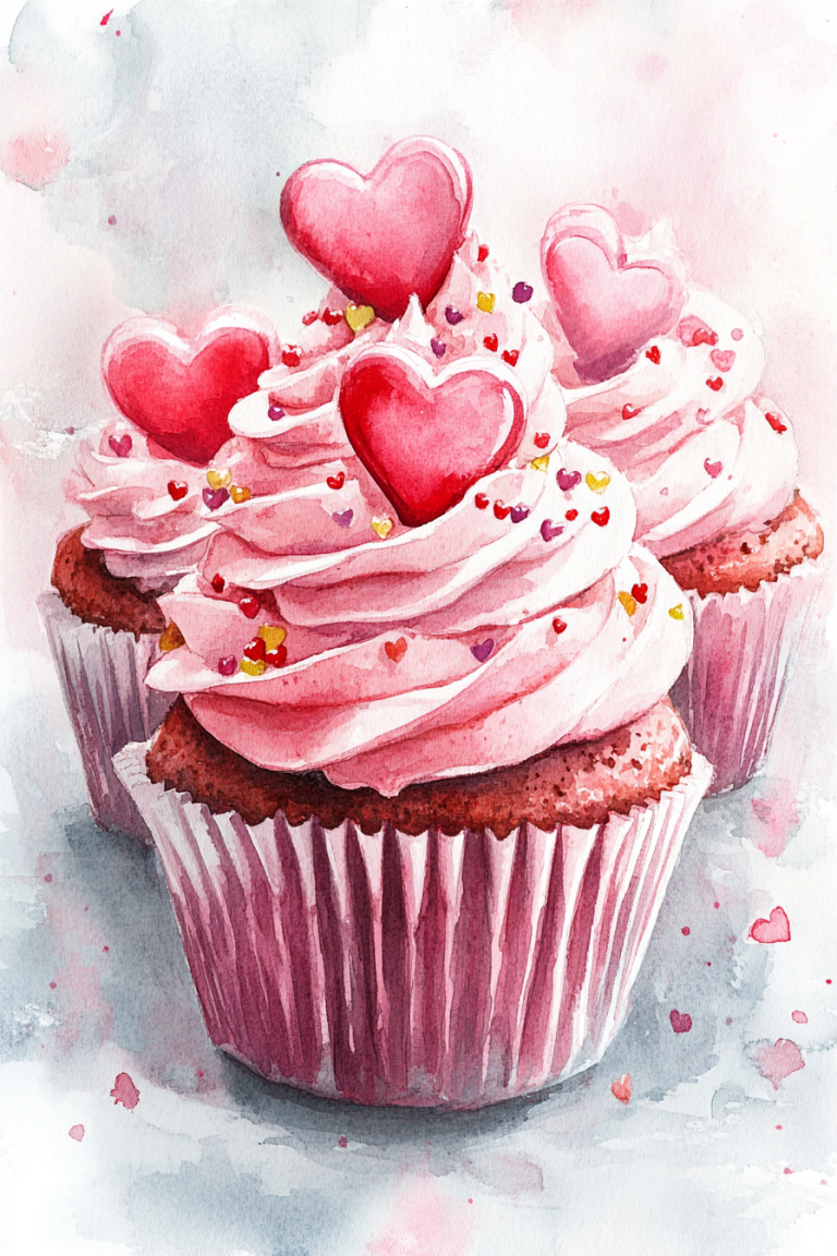 Whimsical Watercolors: 19 Inspiring Valentine’s Day Art Ideas