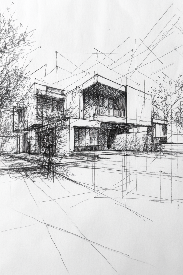 Elevate Your Skills: 17 Inspiring Architecture Drawing Sketch Ideas to Try