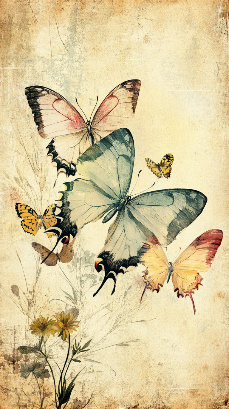 Fluttering Beauty: 20 Stunning Butterfly Phone Wallpapers for Nature Lovers