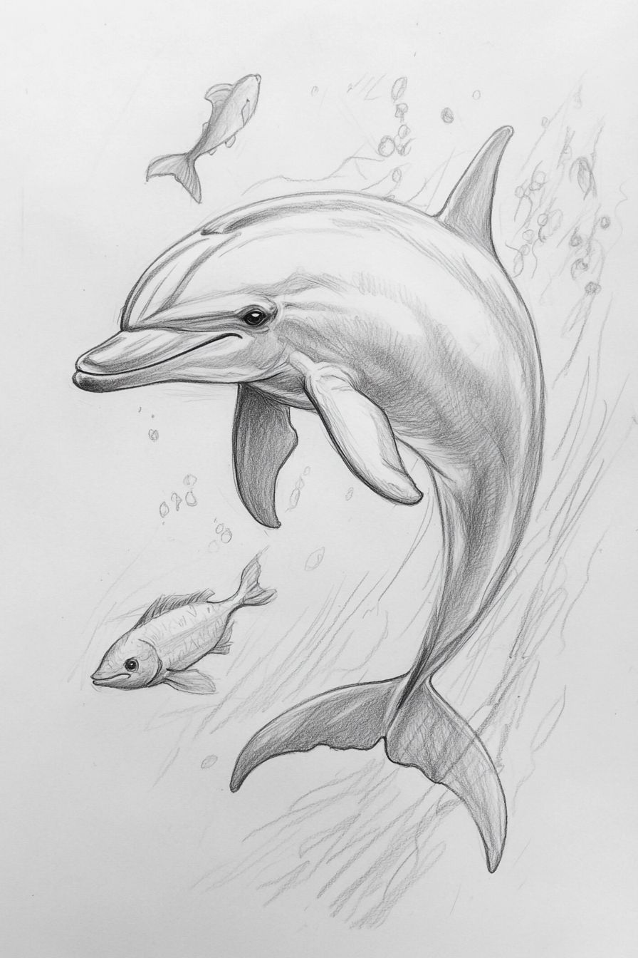 Dolphin_Drawing_15