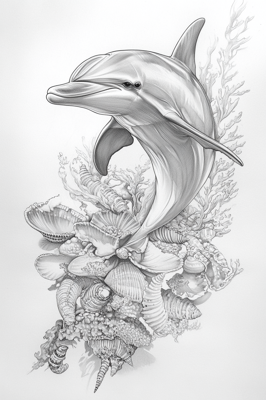 Dolphin_Drawing_17