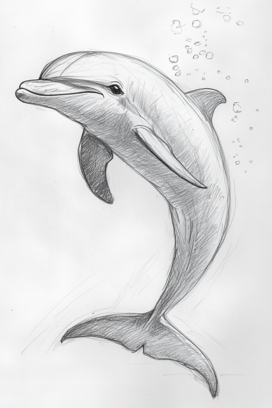 Dolphin_Drawing_2