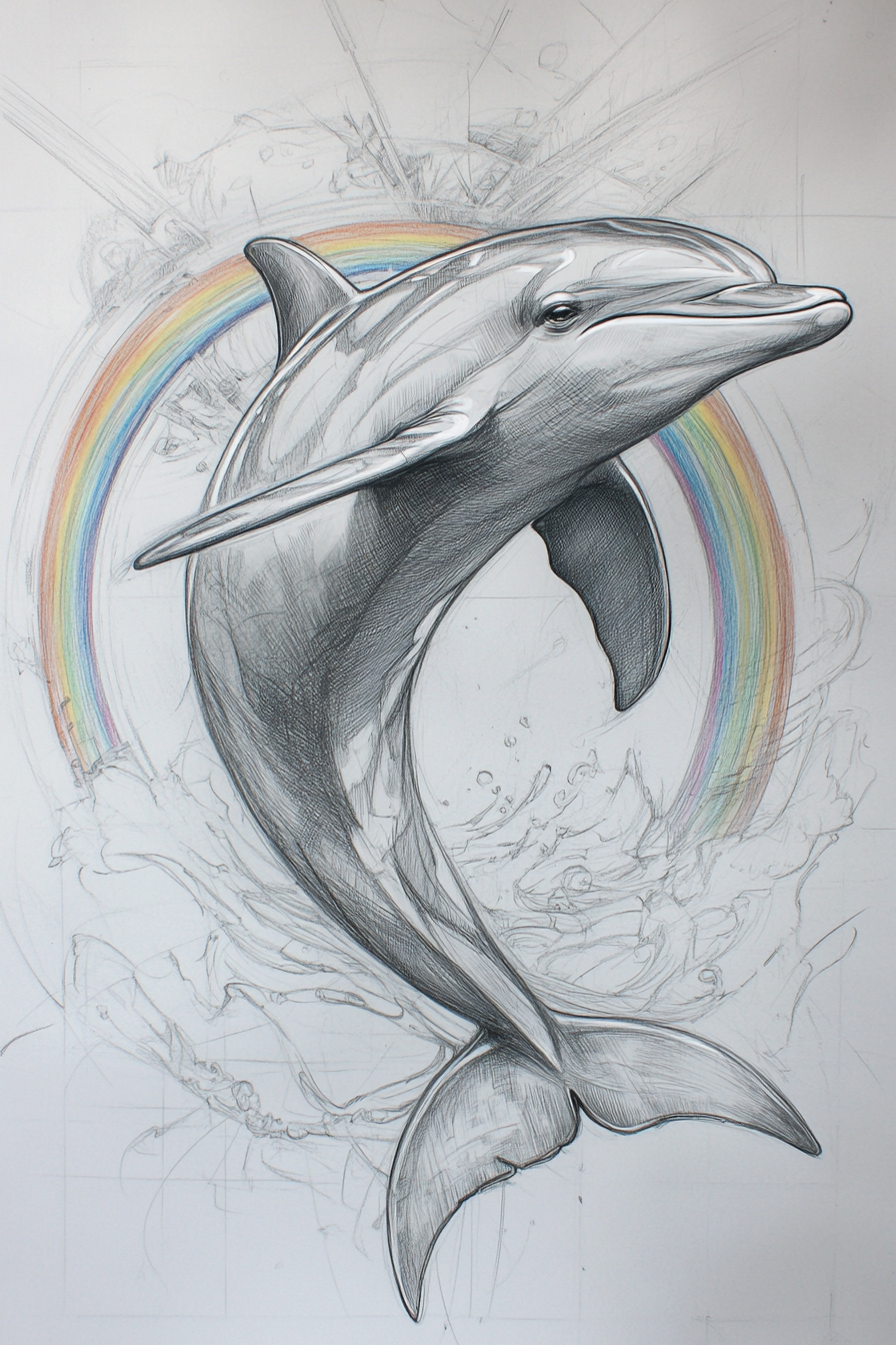 Dolphin_Drawing_3