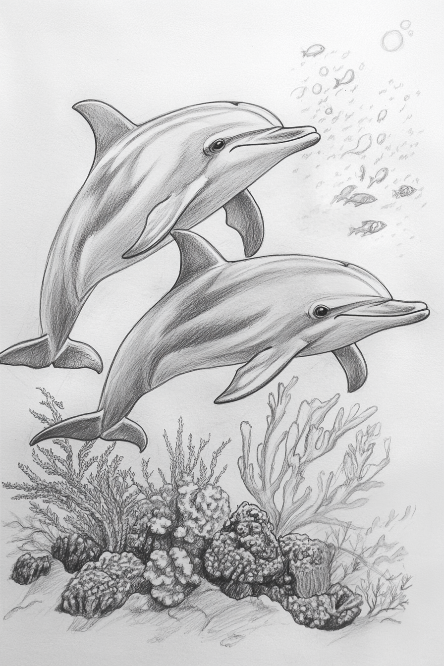 Dolphin_Drawing_5