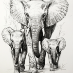 Creative Elephant Sketches: 16 Inspiring Drawing Ideas to Explore