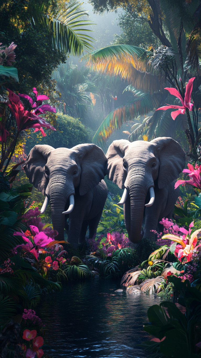 Trendy Trunks: 18 Stunning Elephant Phone Wallpapers You’ll Love