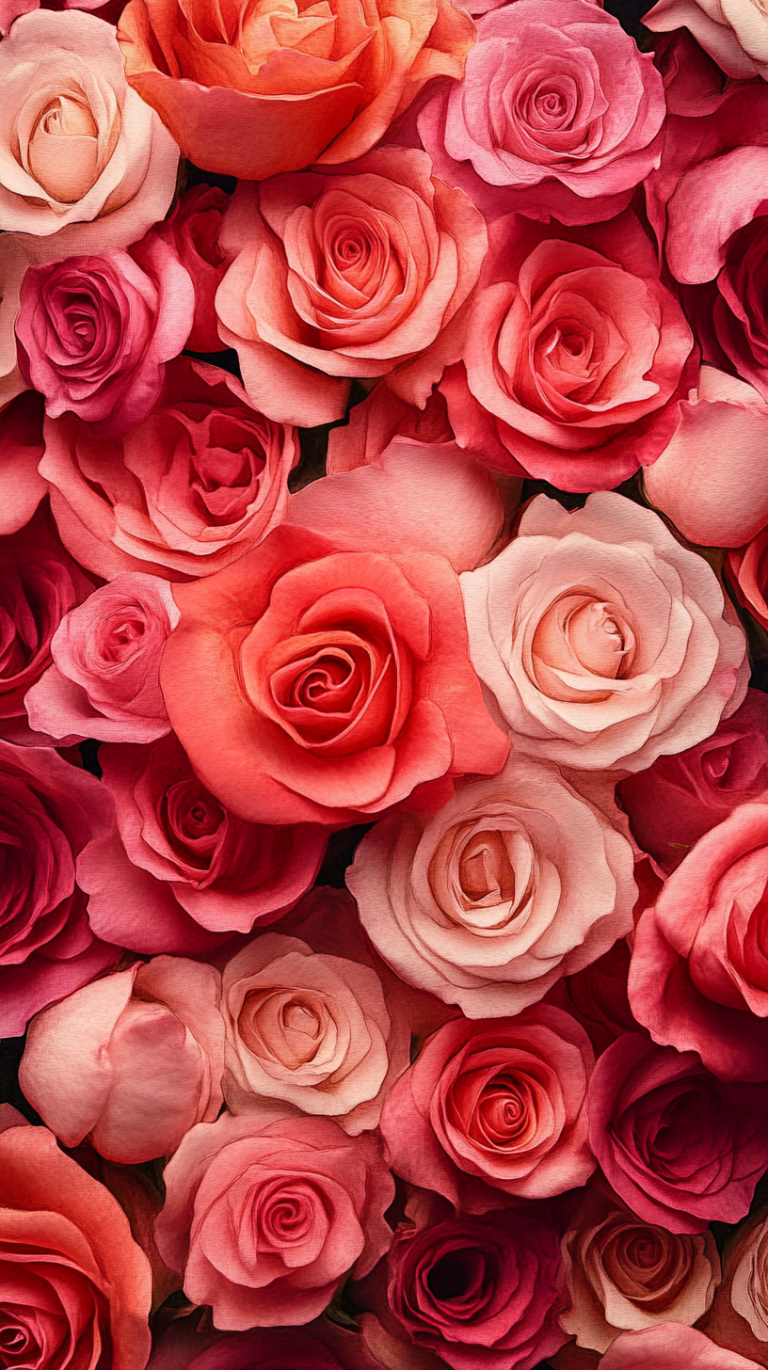 Blooming Screens: 19 Stunning Rose Phone Wallpapers to Brighten Your Device