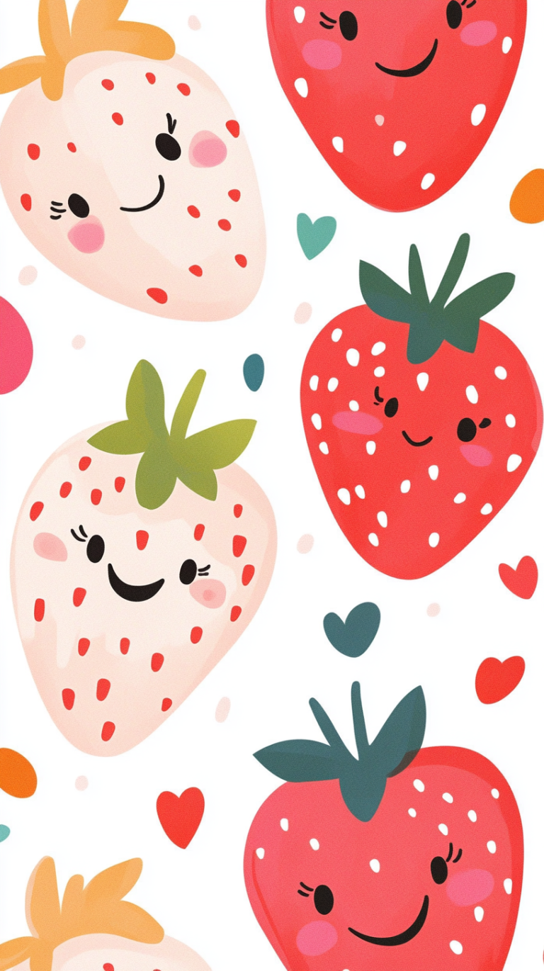 Juicy Aesthetic: 21 Strawberry Phone Wallpapers to Brighten Your Screen