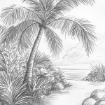 Catch the Wave: 18 Inspiring Beach Drawing Sketch Ideas