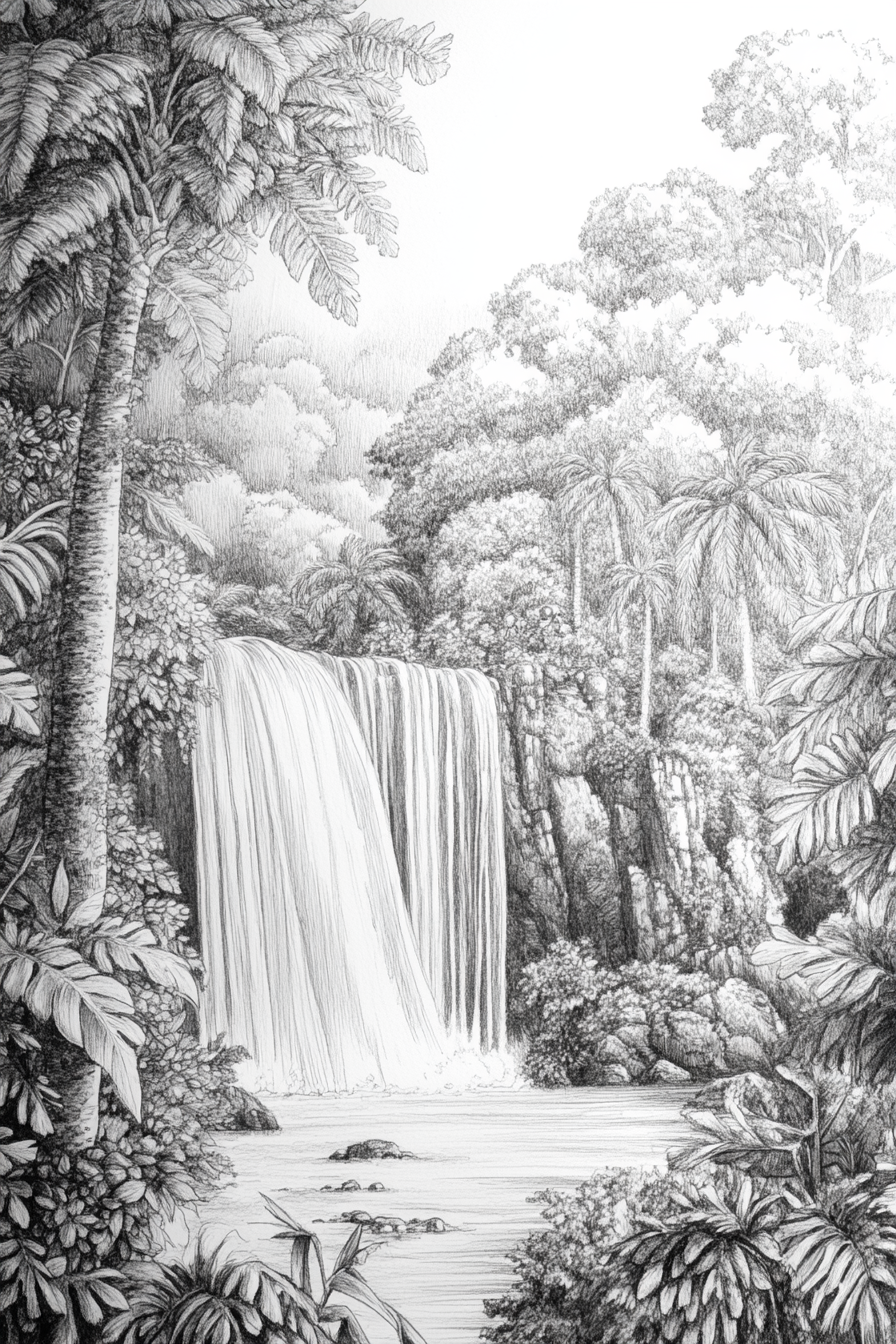 Waterfall_Drawing_13