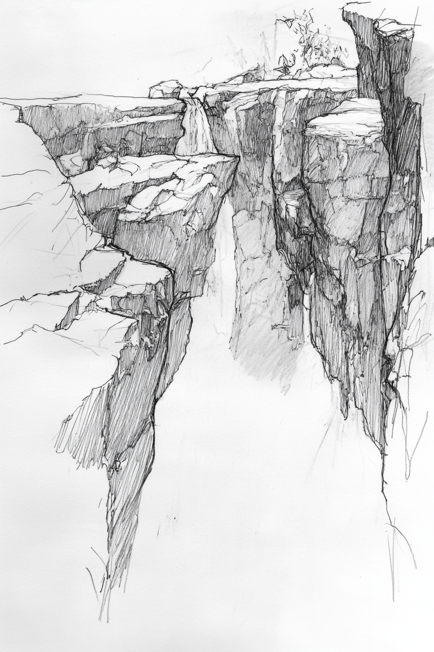 Waterfall_Drawing_15