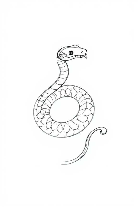 abstract snake pattern creativity