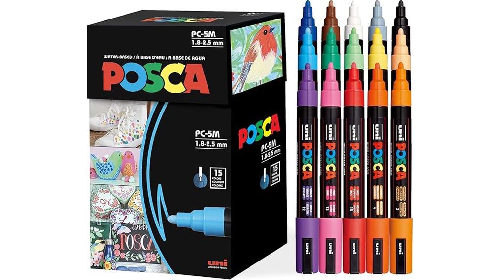 acrylic paint marker set
