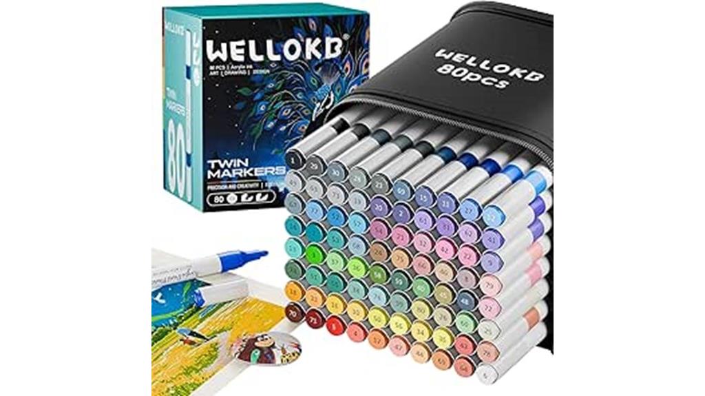 acrylic paint markers set