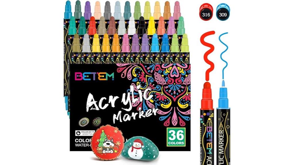 acrylic paint pens set