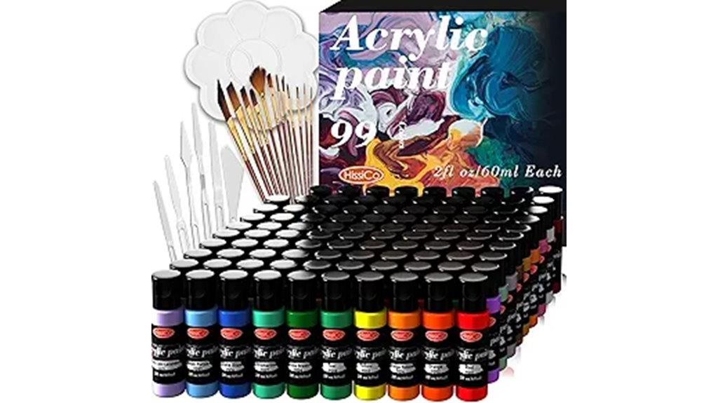 acrylic paint set bundle