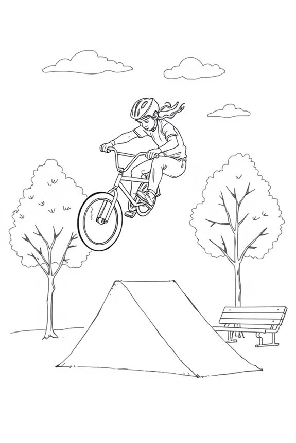 adrenaline fueled bmx stunts