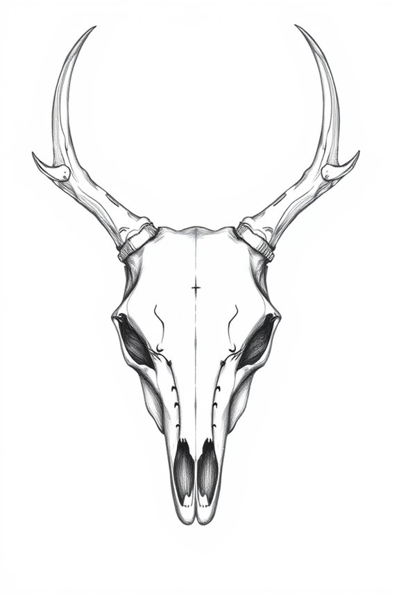 animal inspired skull art