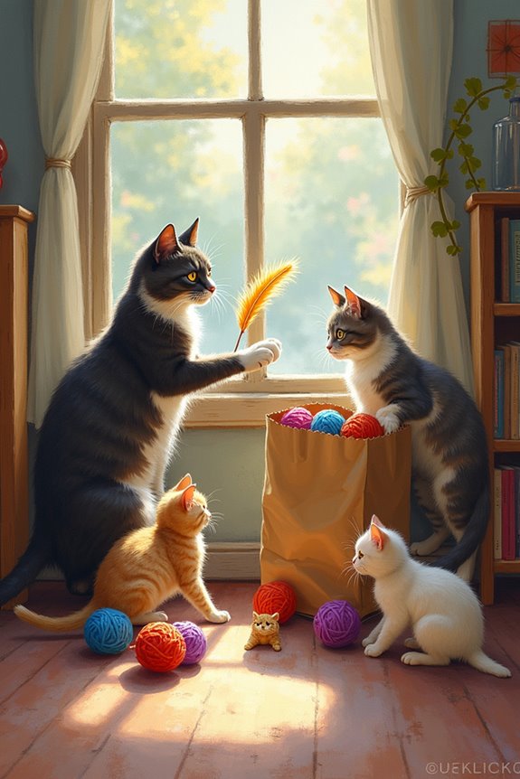 cat playtime toy preferences