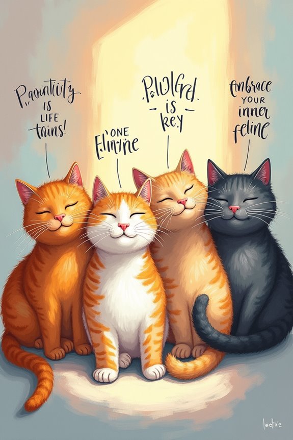 cat portraits with inspiration