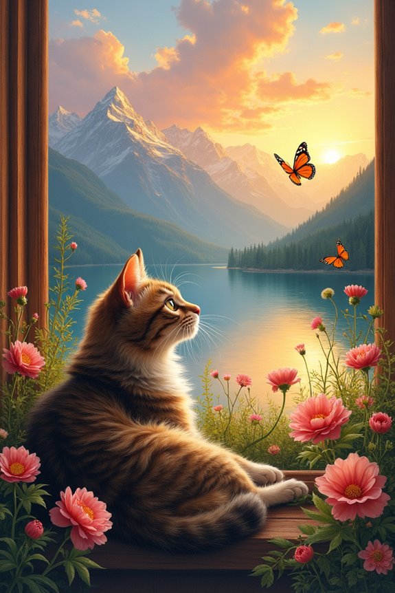 cats in nature s beauty