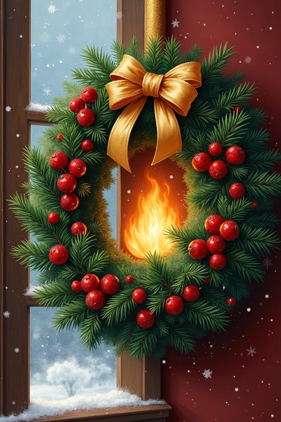 classic christmas wreath creation