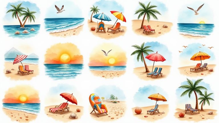 coastal inspired beach paintings