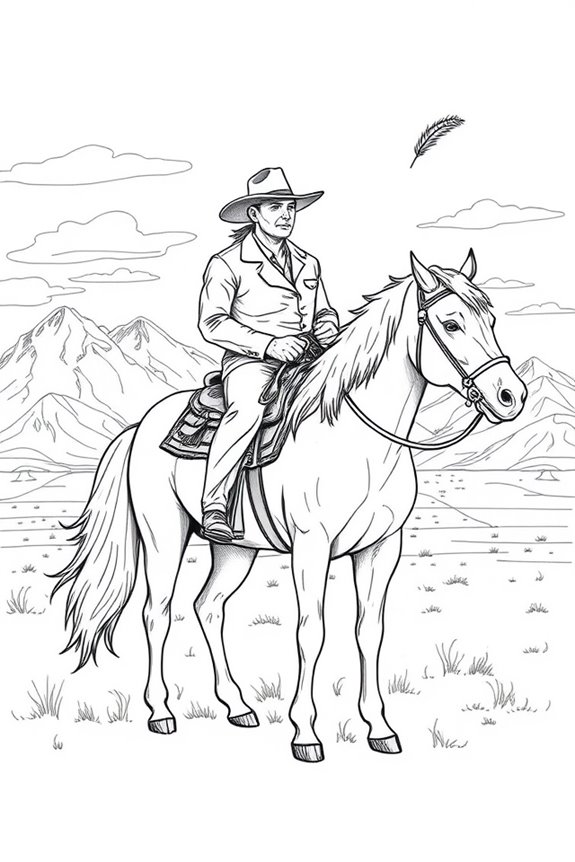 cowboy and horse adventure