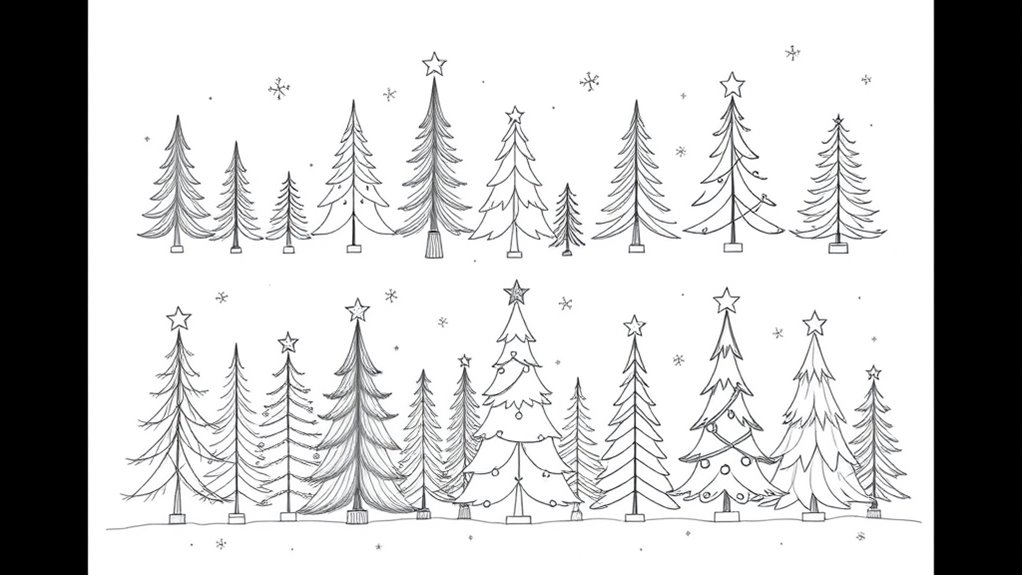 creative christmas tree designs