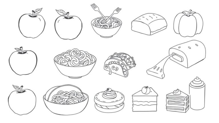 creative food illustration ideas