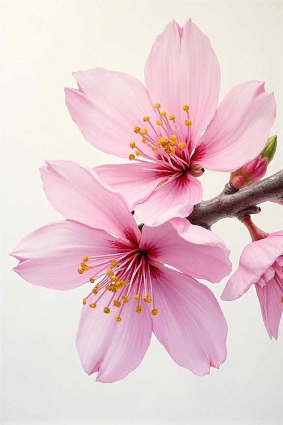 delicate beauty of blossoms