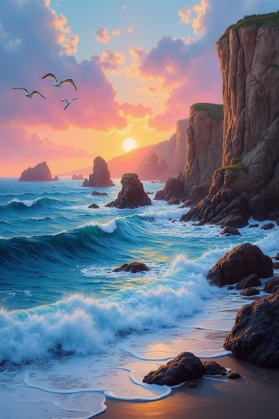 dramatic coastal cliff landscapes