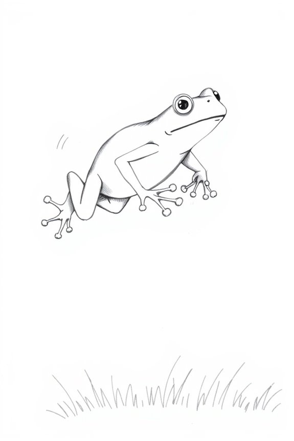 dynamic frog leap captured