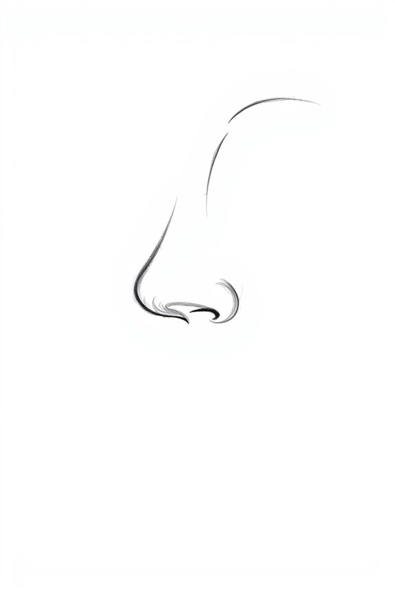 elegant nose portrait techniques