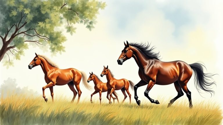 equine art painting ideas