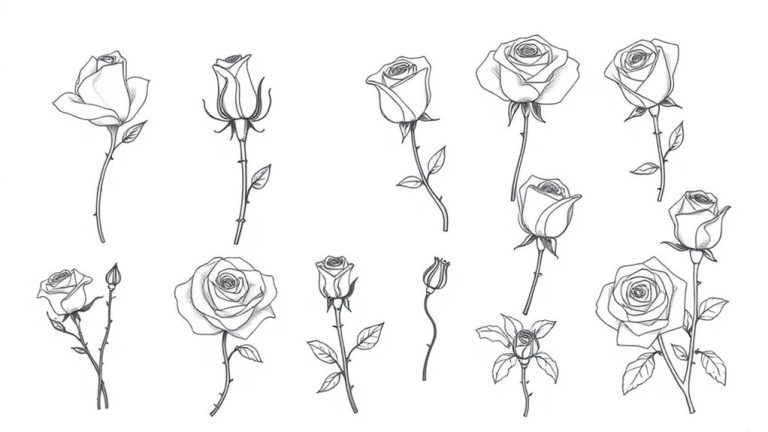 floral art rose inspiration