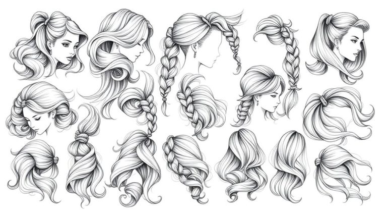 hair texture and flow