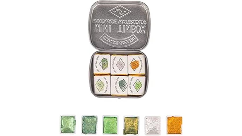 handmade watercolor paint set