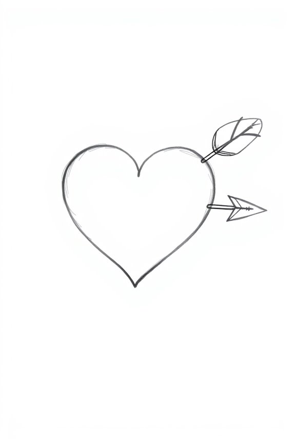 heart pierced by arrow