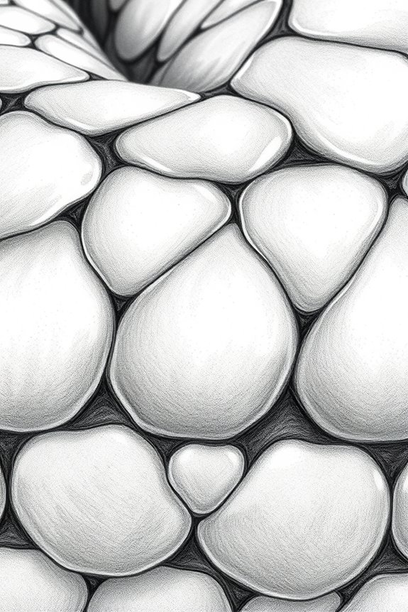 intricate snake scale textures