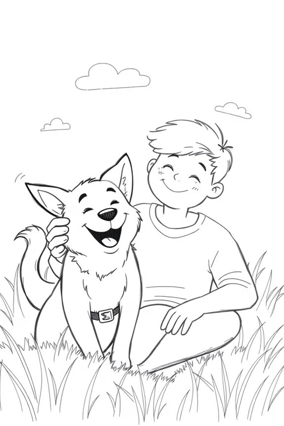 joyful connection between companions