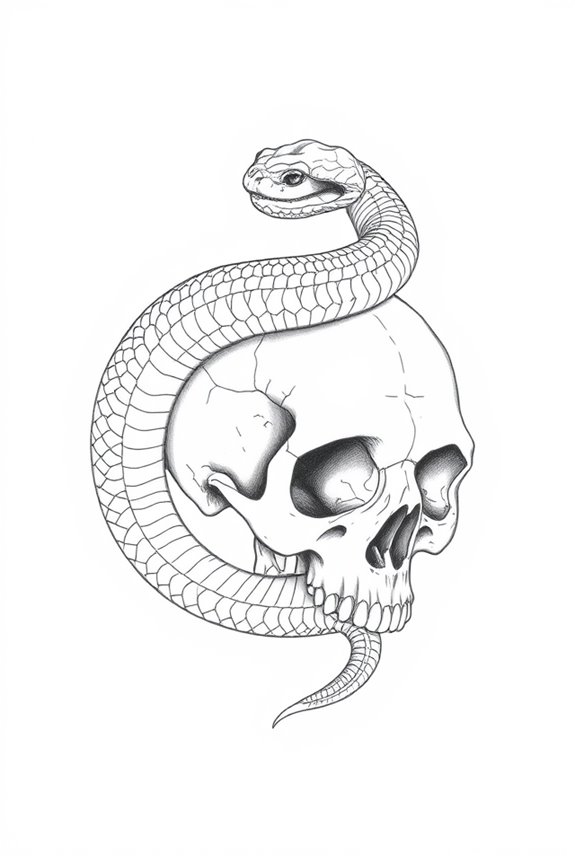 life and death contrast